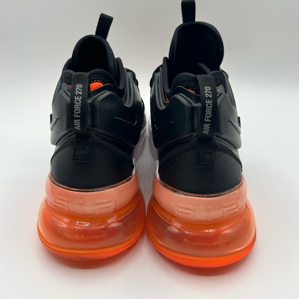 Nike Air Force 270 Safari BLACK/HYPER CRIMSON-WOLF GREY-WHITE Pre Owned Size 9.5 - Picture 5 of 7